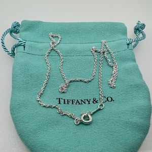Tiffany and Co 15" Sterling Silver chain